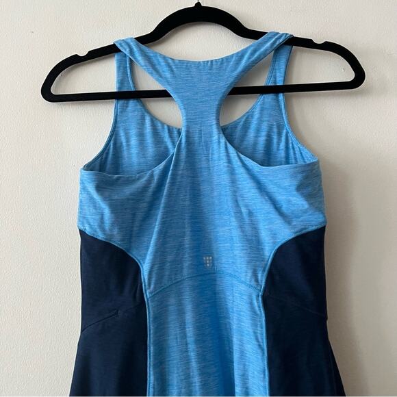 Title Nine Double Down Blue Workout Dress - Picture 12 of 15